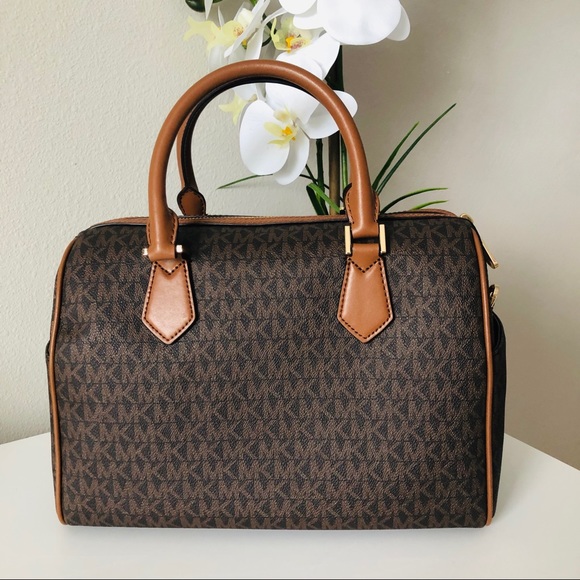 Michael kors Bedford Large duffle Satchel Bag NWT - Picture 3 of 7